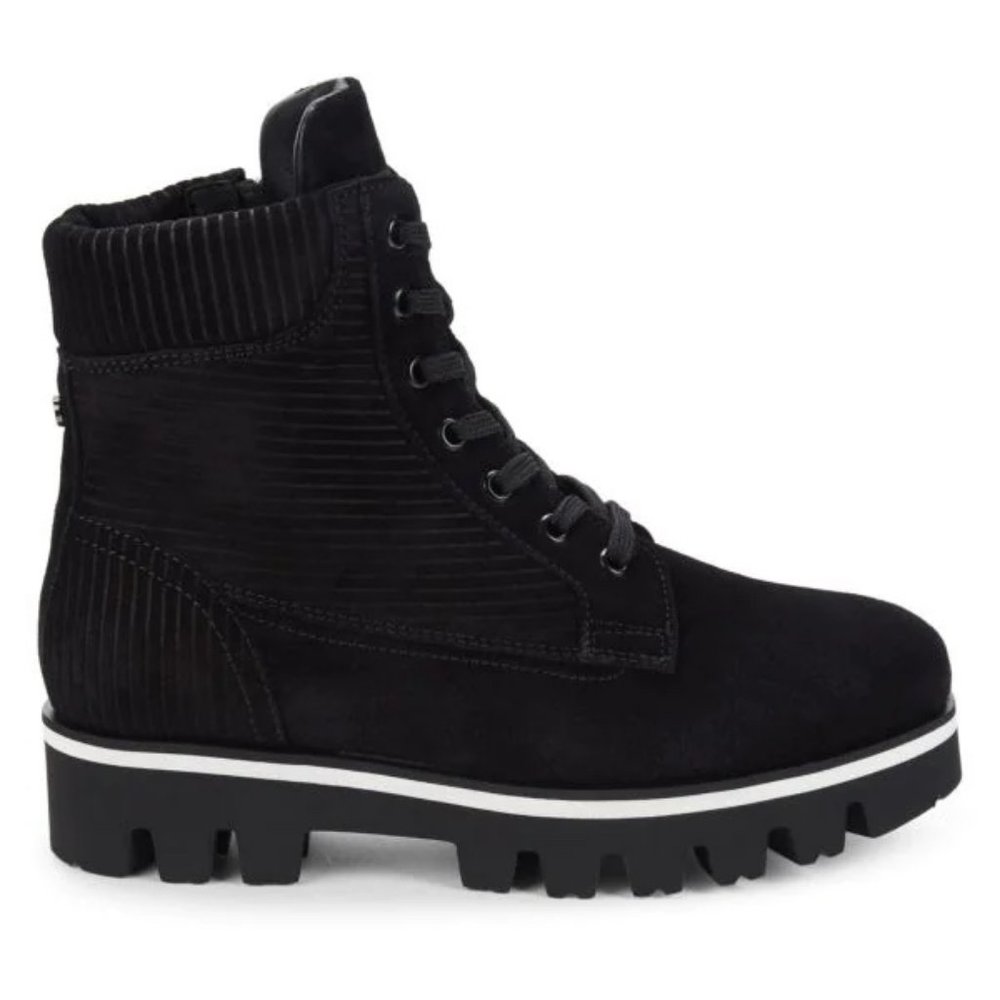 Aquatalia Corduroy Suede Ankle Boots